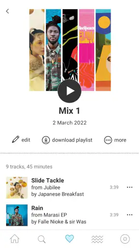 Bandcamp screenshot
