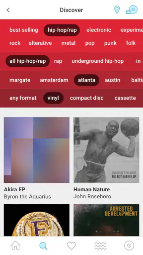 Bandcamp screenshot