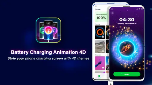 Batterie lade animation 4D screenshot