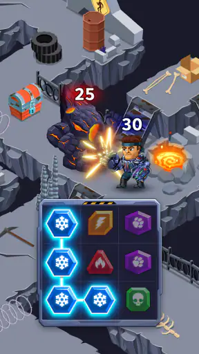 Battle Lines: Puzzle Fighter screenshot
