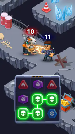Battle Lines: Puzzle Fighter screenshot