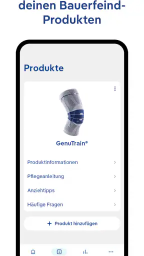 Bauerfeind Therapie-App screenshot