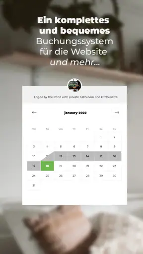 BedBooking Belegungskalender screenshot