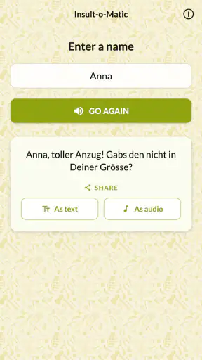 Beleidigungsautomat screenshot