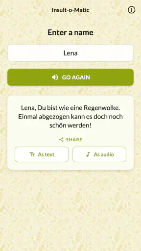 Beleidigungsautomat screenshot