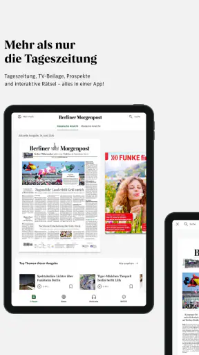 Berliner Morgenpost E-Paper screenshot