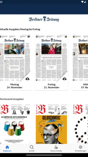 Berliner Zeitung screenshot