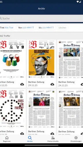 Berliner Zeitung screenshot
