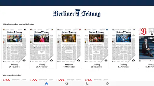 Berliner Zeitung screenshot