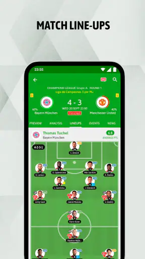 BeSoccer - Fußball Ergebnisse screenshot