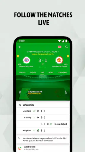 BeSoccer - Fußball Ergebnisse screenshot
