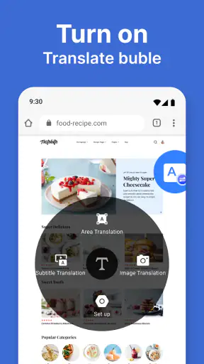 Bildschirmübersetzung screenshot