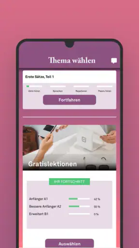 Birlingo Sprachkurse screenshot