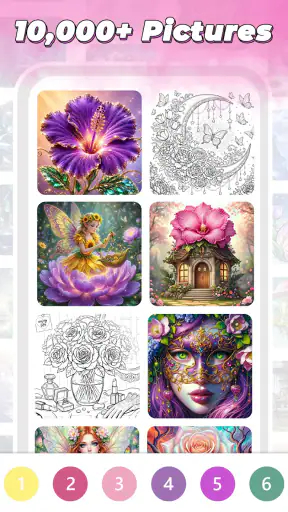 Blossom Color By Number screenshot