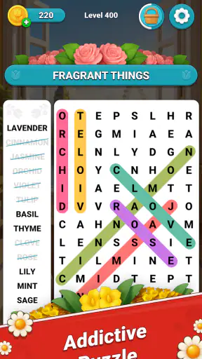 Blossom Word Search screenshot