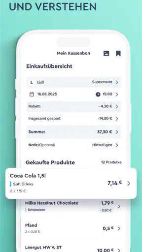 Bonsy Bon Scan & Haushaltsbuch screenshot