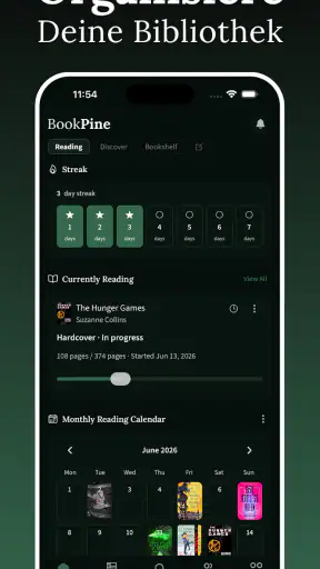 BookPine: Buch-Tracker & Stats screenshot
