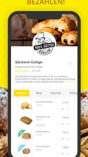 Brötchen App – einfach. vorbes screenshot