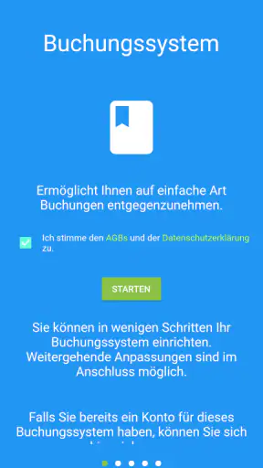 Buchungssystem screenshot