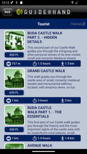 Budapest GUIDE@HAND screenshot