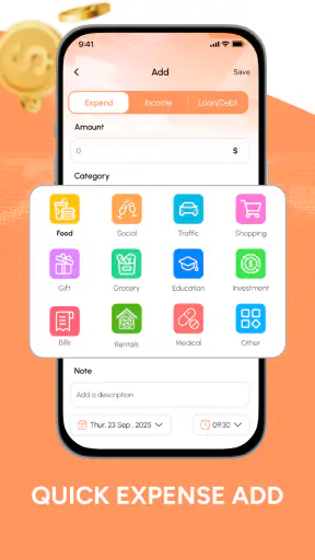 Budget Note - Finance Tracker screenshot