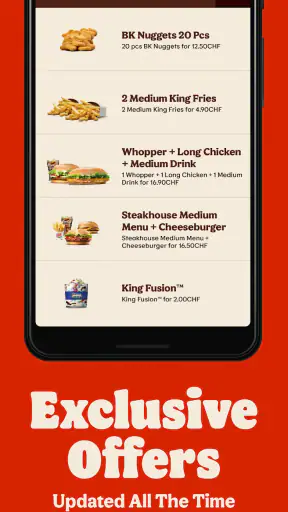 Burger King CH screenshot