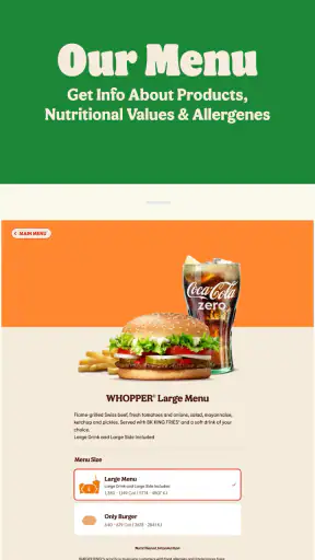Burger King CH screenshot
