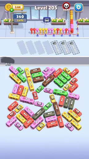 Bus Mania - Autoparkrätsel screenshot