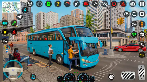 Bus Simulator - 3D Bus Spiele screenshot
