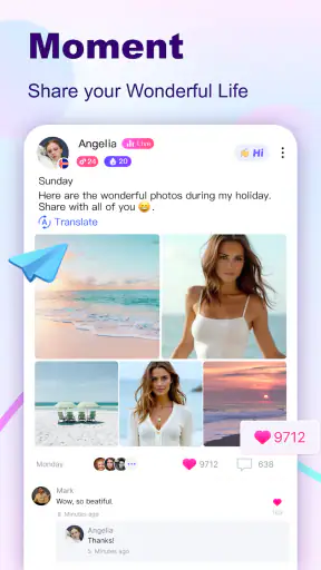 BuzzCast – Live-Video-Chat APP screenshot