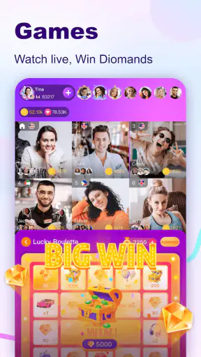 BuzzCast – Live-Video-Chat APP screenshot