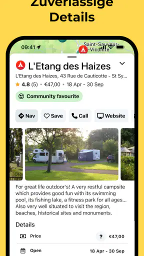 Campy - Camping & Stellplätze screenshot