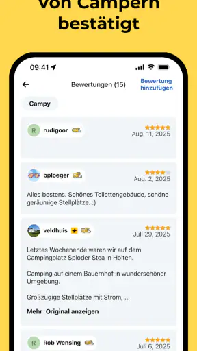 Campy - Camping & Stellplätze screenshot