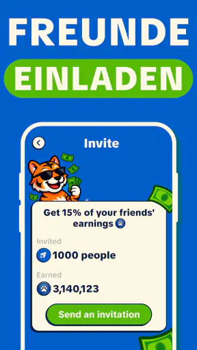 CashTiger: Spielen & Belohnung screenshot