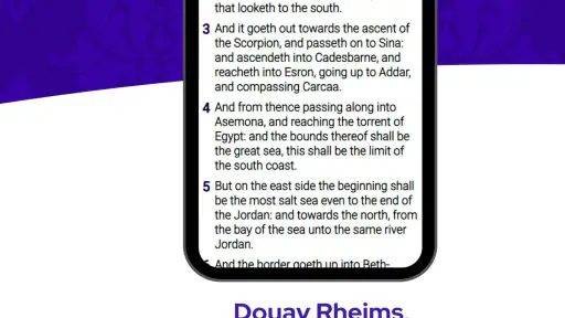 Catholic Bible Douay Rheims screenshot