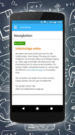 citySchulApp screenshot