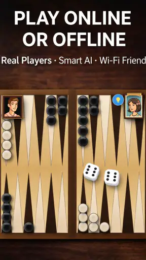 Clean Backgammon screenshot