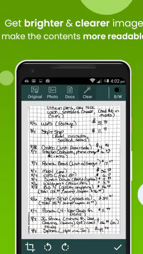 Clear Scan : scannen als PDF screenshot