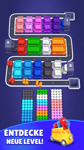 Color Bus Fill: Traffic Puzzle screenshot