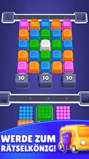 Color Bus Fill: Traffic Puzzle screenshot