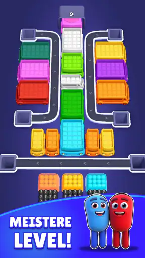 Color Bus Fill: Traffic Puzzle screenshot