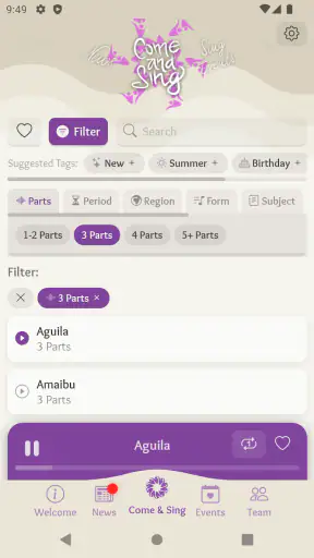 Come & Sing screenshot