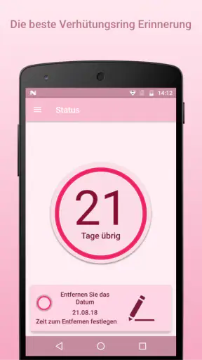 Contraceptive Ring Reminder + screenshot