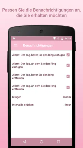 Contraceptive Ring Reminder + screenshot