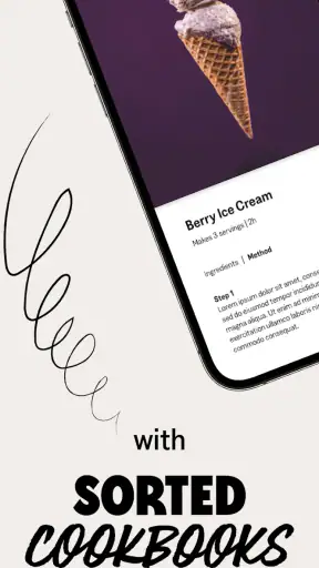 Cookbooks by Sorted Food screenshot