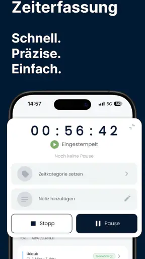 Crewmeister Zeiterfassung screenshot