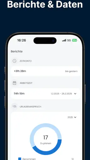 Crewmeister Zeiterfassung screenshot
