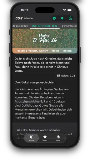 CSV-Kalender screenshot
