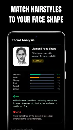 Cuttr AI Men's Haircut & Style screenshot