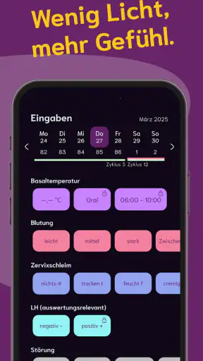cyclotest App Periodenkalender screenshot